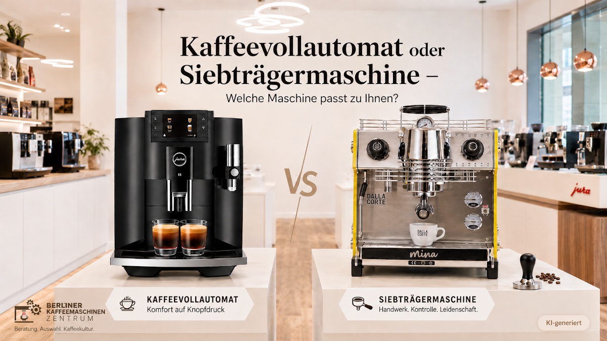 Berliner Kaffeemaschinenzentrum Blog Siebträger oder Vollautomat